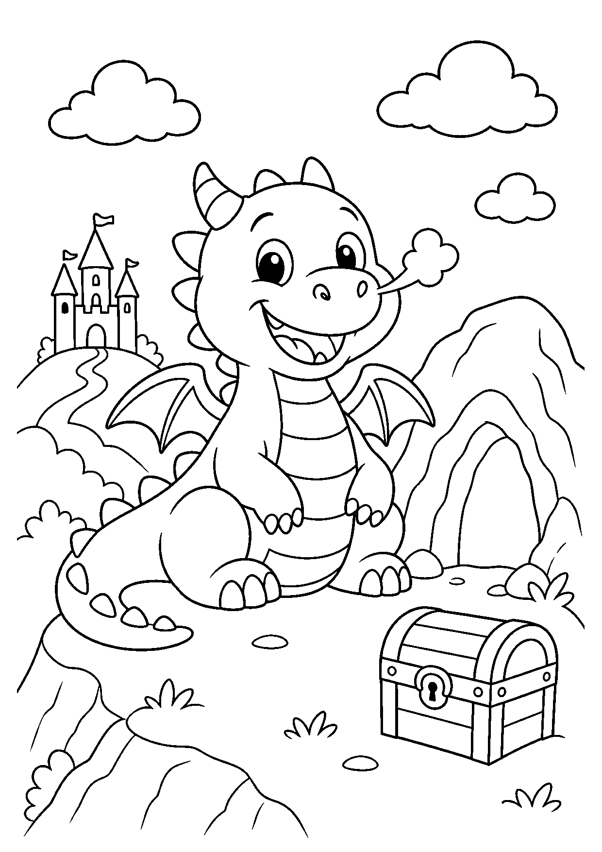 Baby Dragon's Treasure